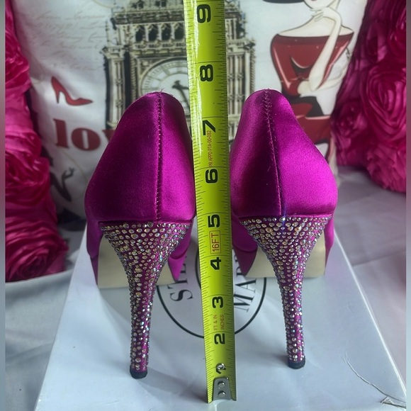 Steve‎ Madden heels in purple and plum, size 7 - Picture 10 of 12